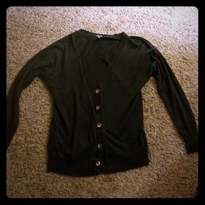 Dark gray cardigan